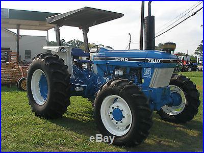 VERY NICE FORD 7610 SERIES II SPECIAL 4 X 4 TRACTOR