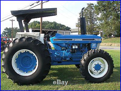 VERY NICE FORD 7610 SERIES II SPECIAL 4 X 4 TRACTOR