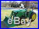 VERY NICE JOHN DEERE 3038E 4 X 4 LOADER TRACTOR ONLY 174 HOURS