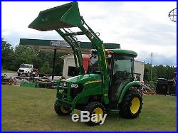 Very Nice John Deere 3320 4x4 Cab Loader Tractor