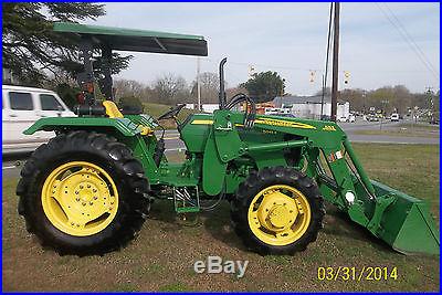 VERY NICE JOHN DEERE 5045E 4 X 4 LOADER TRACTOR ONLY239 HOURS