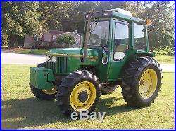 Very Nice John Deere 5400 4 X 4 Cab Tractor Only 912 Hours