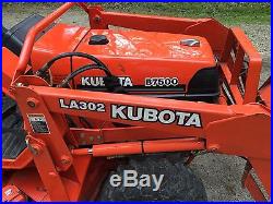 Very Nice Kubota B7500 Tractor With Only 267 Hours Front End Loader & Deck