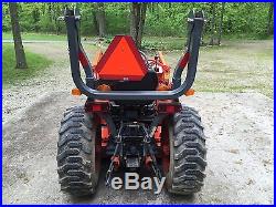 Very Nice Kubota B7500 Tractor With Only 267 Hours Front End Loader & Deck