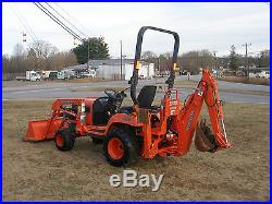 Very Nice Kubota Bx 23 4x4 Loader Backhoe Tractor Only 353 Hours