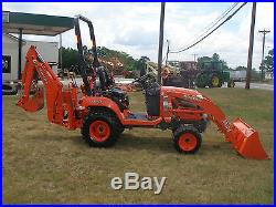 VERY NICE KUBOTA BX 24 4 X 4 LOADER BACKHOE TRACTOR ONLY 350 HOURS