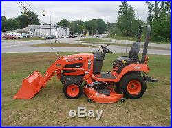 VERY NICE KUBOTA BX 2660 4 X 4 LOADER TRACTOR ONLY 540 HOURS