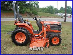 VERY NICE KUBOTA B 2410 4 X 4 LOADER TRACTOR ONLY 147 HOURS