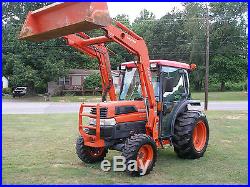 Very Nice Kubota L 3430 4x4 Cab Loader Tractor