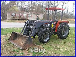 VERY NICE TAFE 45 DI 4WD LOADER TRACTOR ONLY 217 HOURS