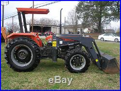 VERY NICE TAFE 45 DI 4WD LOADER TRACTOR ONLY 217 HOURS