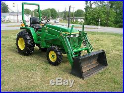 Very Nice Used John Deere 790 4x4 Loader Tractor- Only 228 Hours