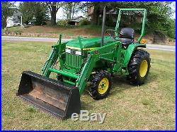 Very Nice Used John Deere 790 4x4 Loader Tractor- Only 228 Hours