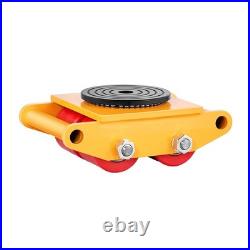 VEVOR Machine Skate, 6T Machinery Skate Dolly, 13228 lbs 6T, Yellow