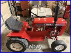 VINTAGE 1970s RAIDER 12 WHEEL HORSE TRACTOR 6 SPEED 12HP RUNNING FARM TRACTOR