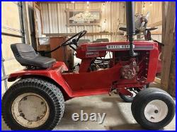 VINTAGE 1970s RAIDER 12 WHEEL HORSE TRACTOR 6 SPEED 12HP RUNNING FARM TRACTOR