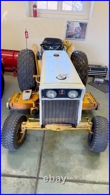 Very Clean 1970s International Cub Lo-Boy 185 Tractor with Woods 59 Mower Deck