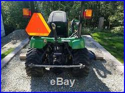 Very Nice 2007 John Deere 2305 4X4 Loader Mower Tractor with Only 589 Hours