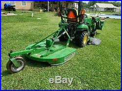 Very Nice John Deere 1025R 4X4 Loader Mower Tractor with Only 268 hours