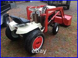 Vintage BOLENS 1455 tractor with front end loader
