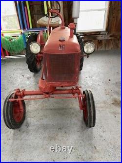 Vintage Farmall Club Was Runing Needs Work Red Old School