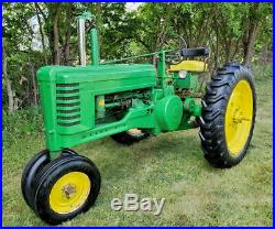 Vintage John Deere Model B Tractor With Powr-Trol Starts, Runs, and Shifts Smooth