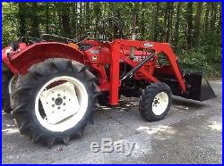 Yanmar 4 WD tractor with front-end loader