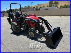 Yanmar A24 4x4 Tractor, Year 2019 932 Hours, Loader And Backhoe