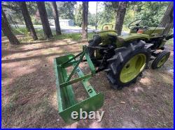 Yanmar YM2000 YM Series 2WD Farm Tractor with Rear Box Blade Attachment 2000